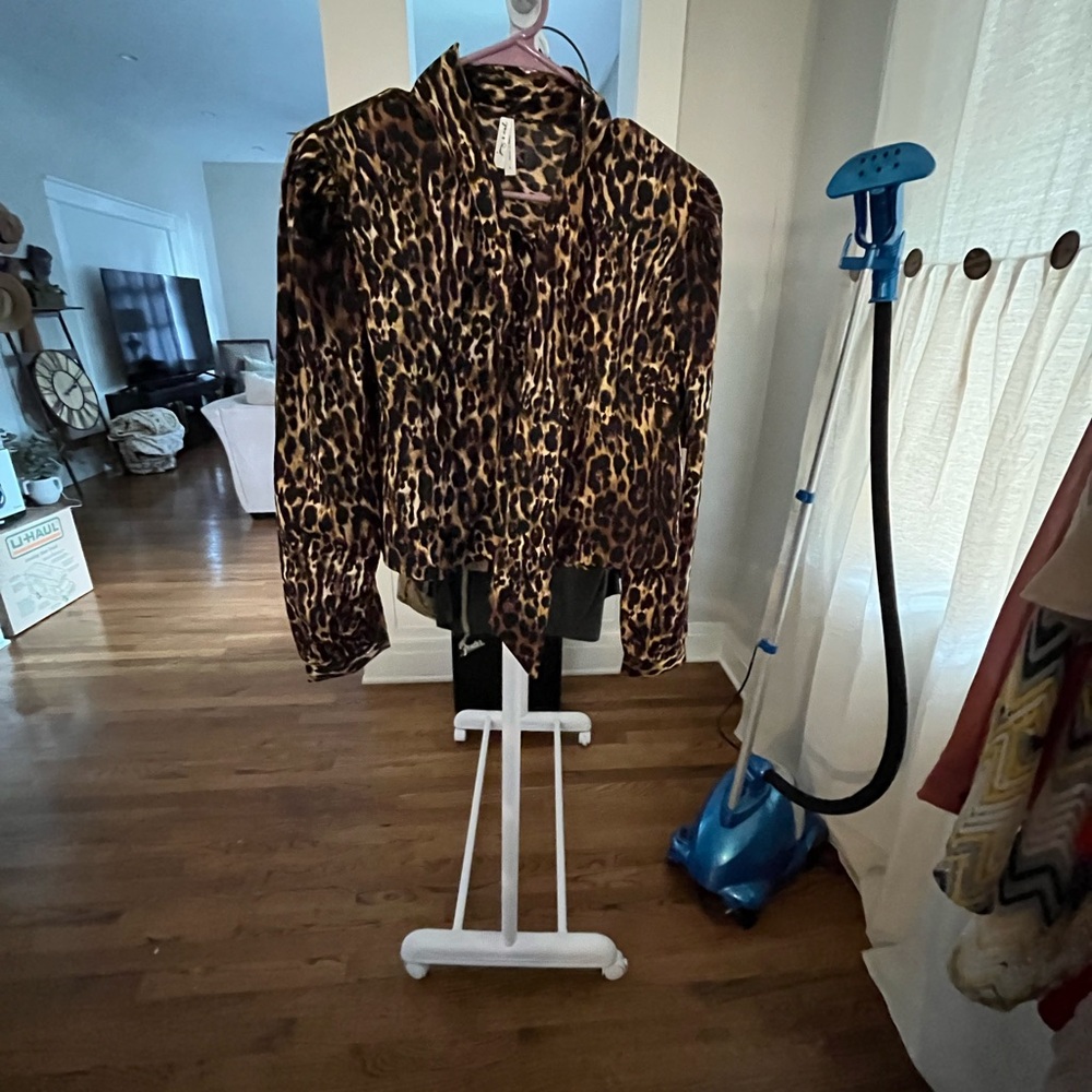 Leopard Print Blouse